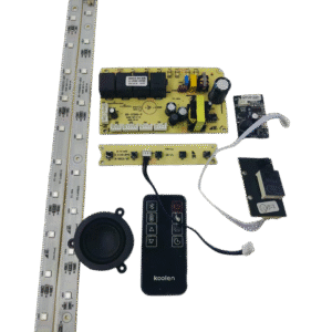 pcba-11-3 12 Color Electric Fireplace With Bluetooth Speaker