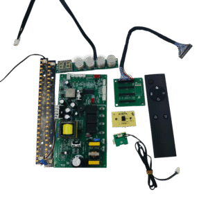 pcba-4-2 3D holographic fireplace PCBA kit with LCD dual screen PCB design