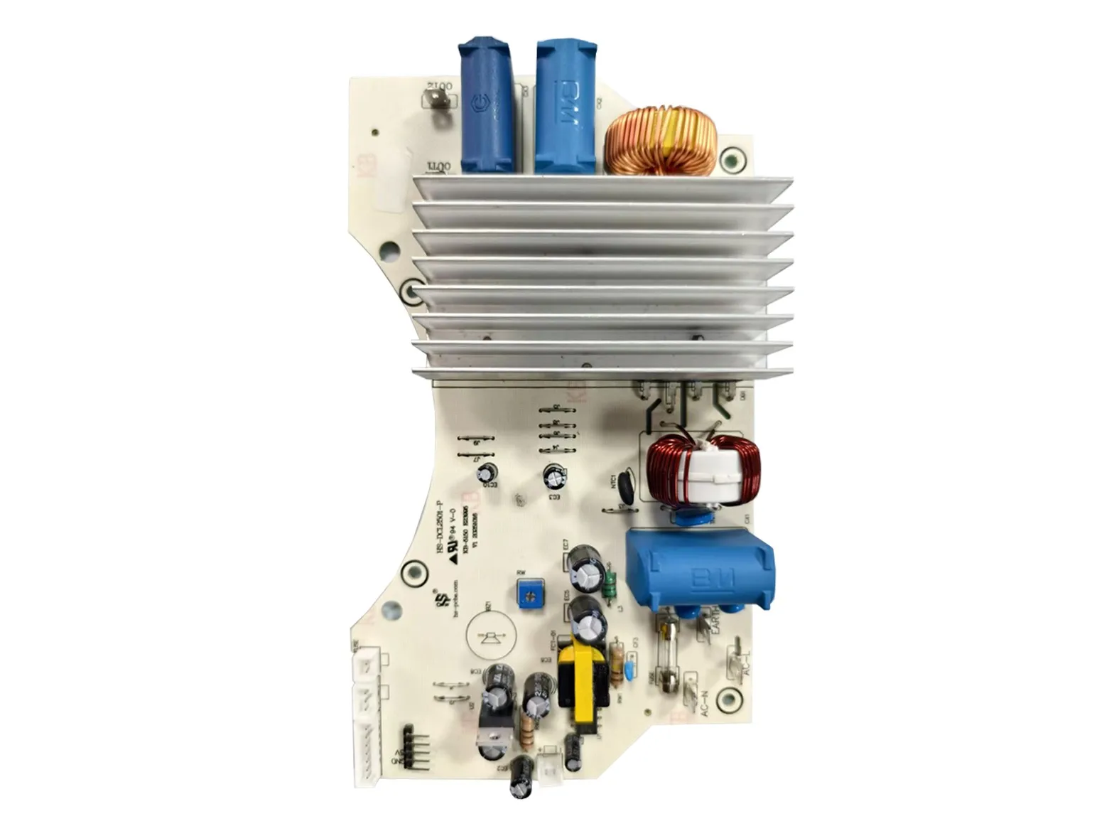 Induction cooker PCBA board with heatsink and power connectors