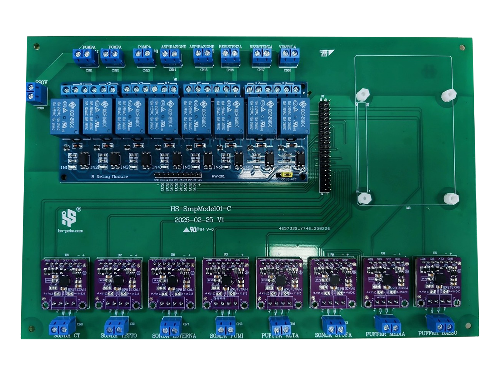 Raspberry Pi expansion PCBA board