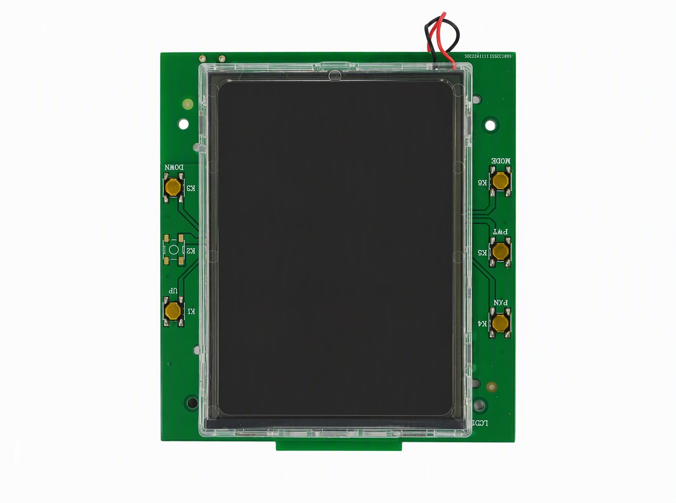 Central temperature controller vertical screen PCBA board