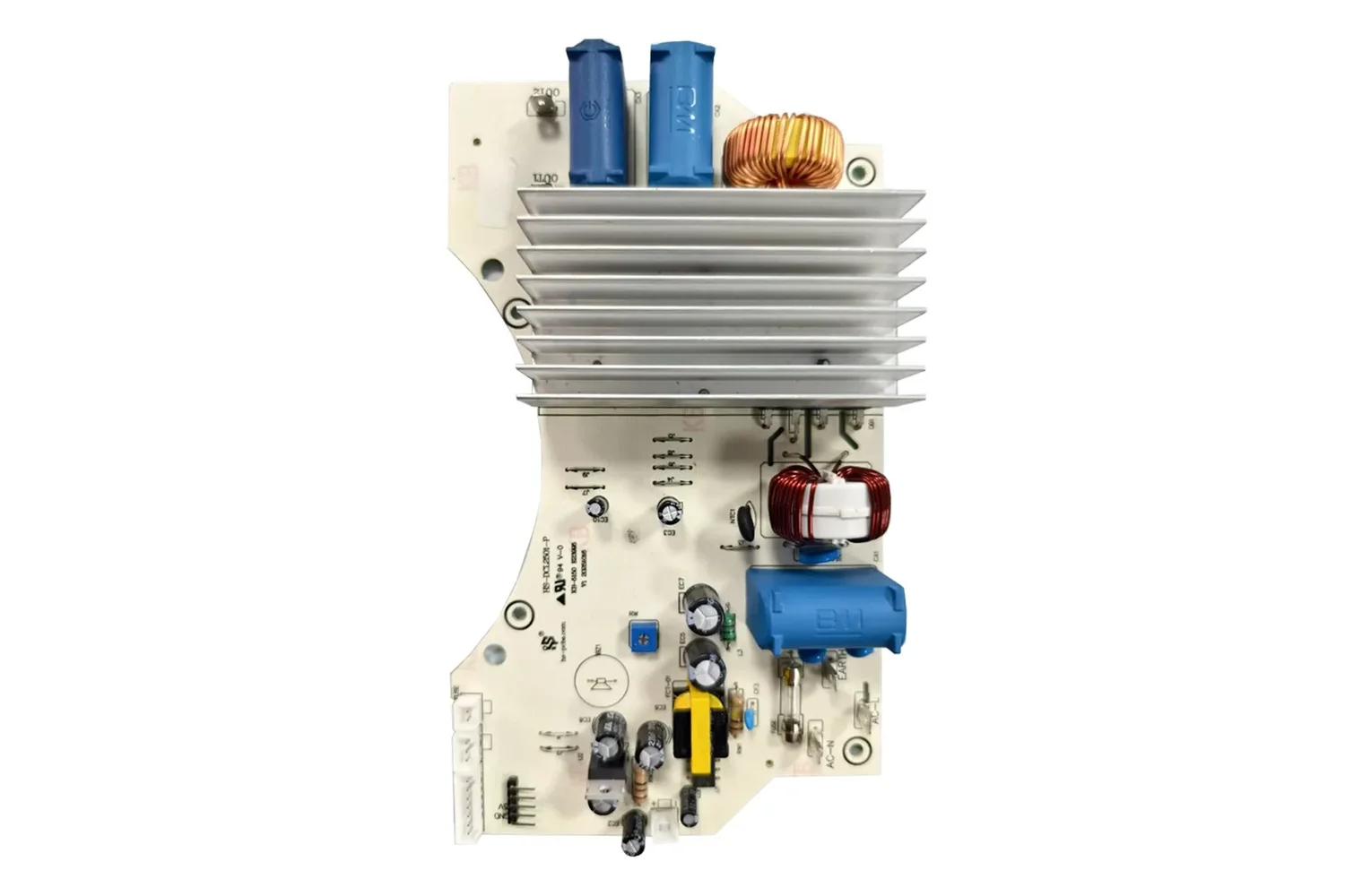 Induction cooker PCBA board with heatsink and power connectors