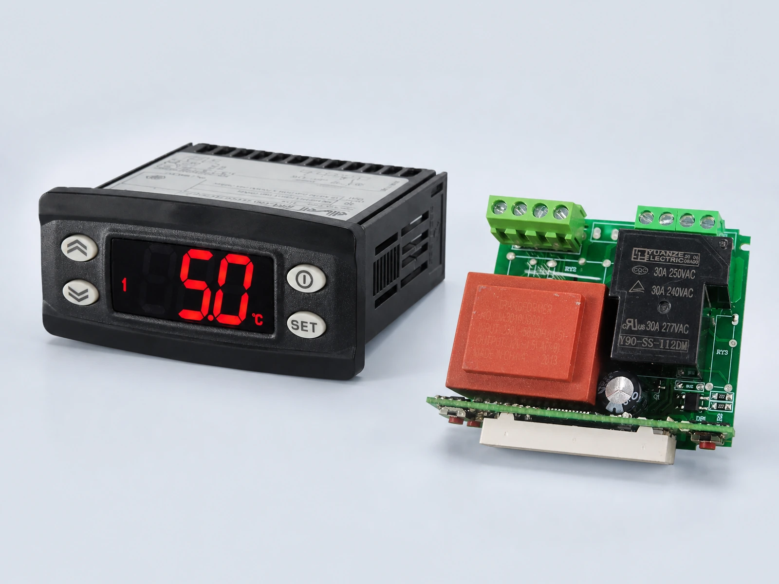 HVAC control solution with custom control PCBA