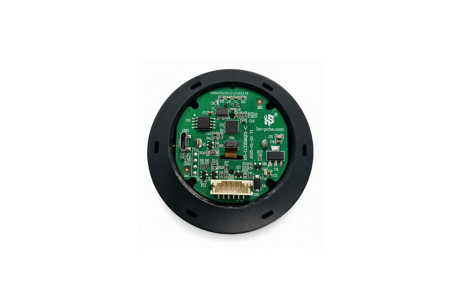 LCD rotary knob and press PCBA board