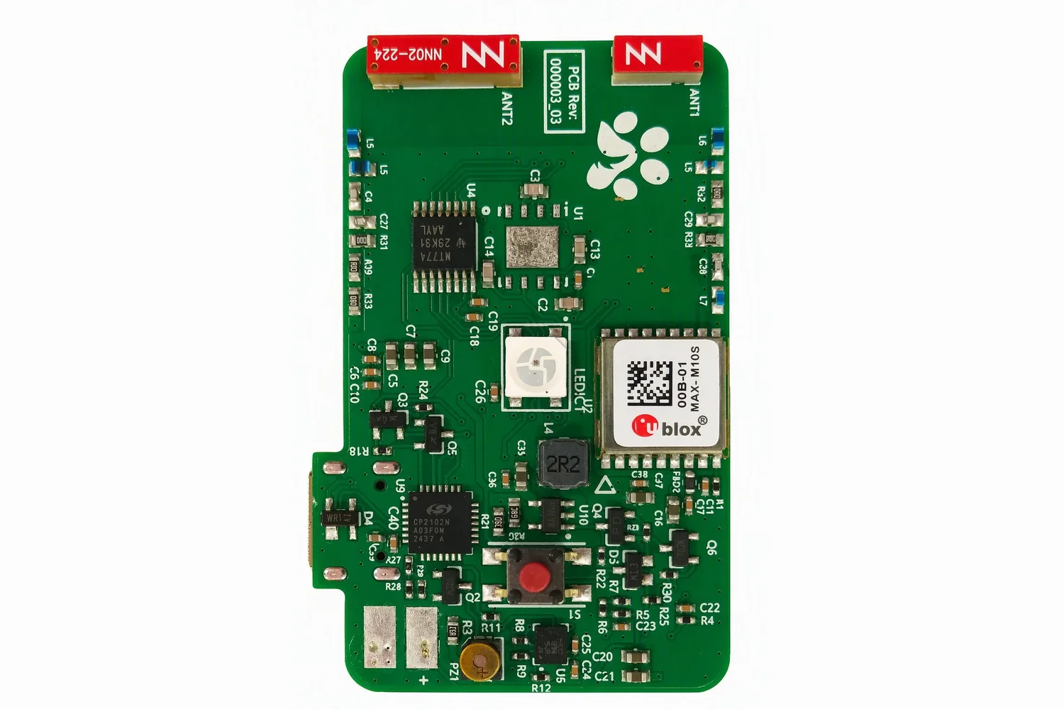 GNSS pet tracker PCBA control board