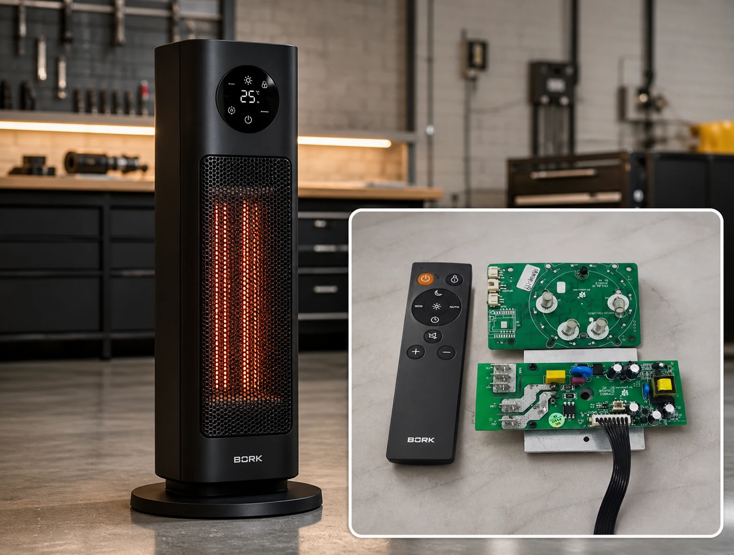 Smart heater and electronic temperature control board