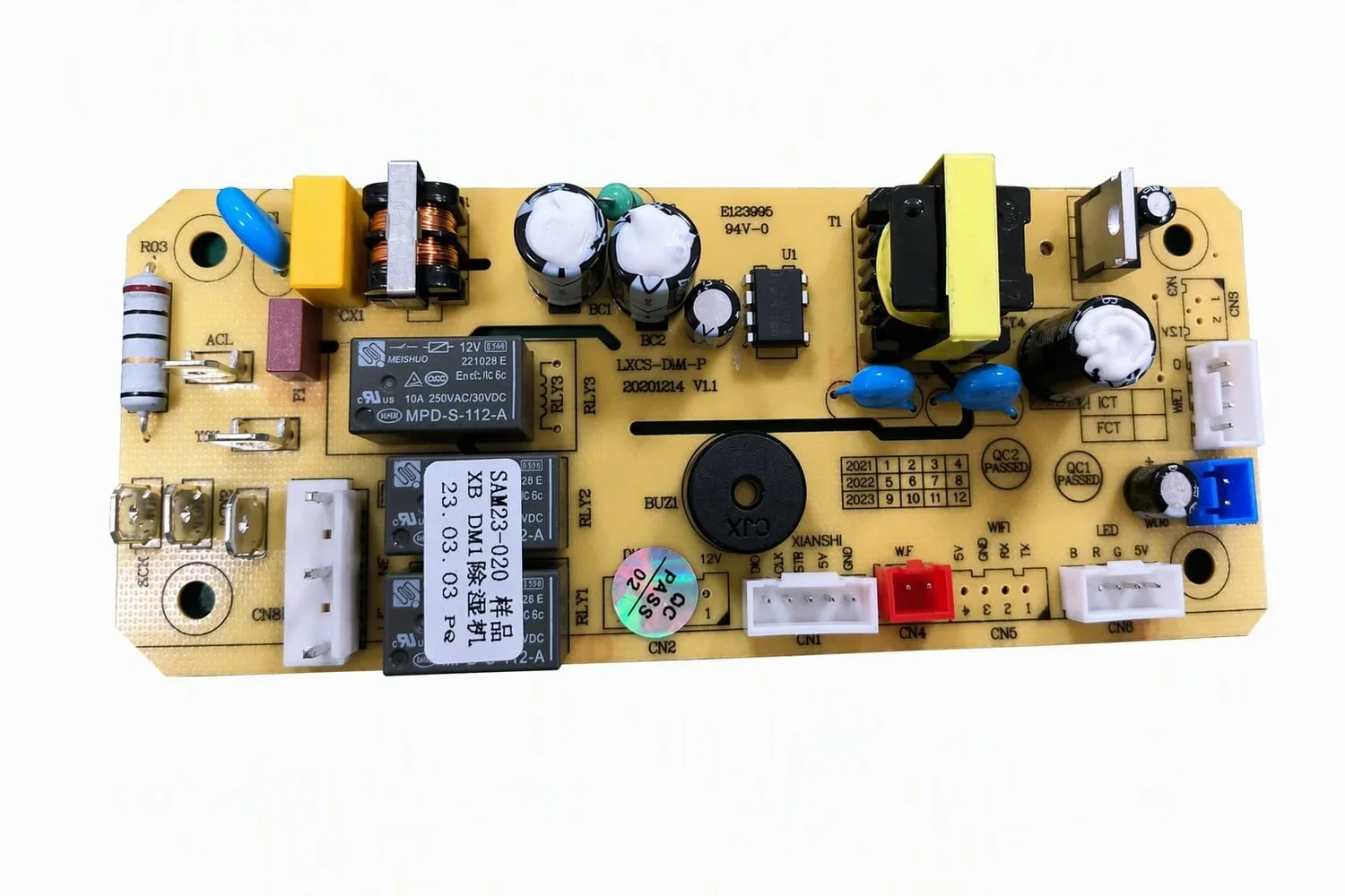 Dehumidifier control board